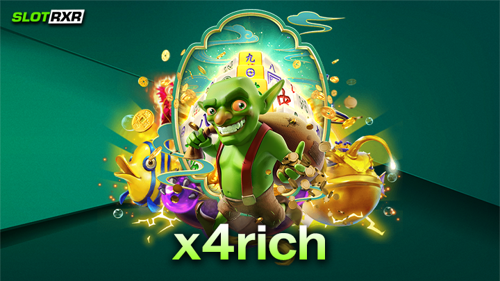 x4rich ผู้ให้บริการเกมสล็อตใหม่มาแรง 2023 ทดลองเล่นฟรีแบบไม่จำกัด