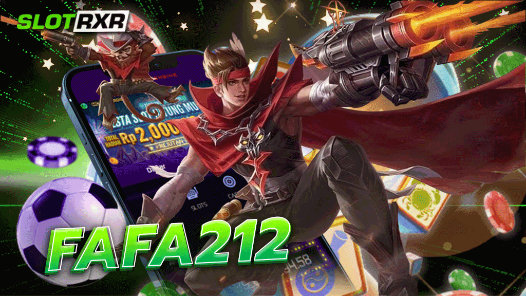 FAFA212 รวบรวมจากการรวมตัวของค่ายเกมสล็อตออนไลน์จากทั่วโลกมาไว้ในเว็บเดียวให้เลือกเล่น